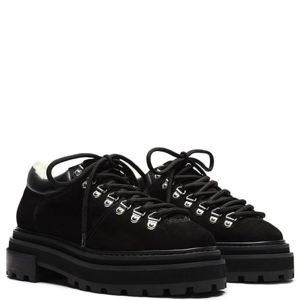 Schutz Lucille Faux Shearling Lined Ankle Boot